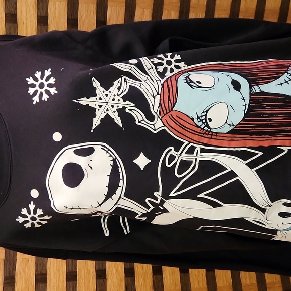 NWT!! Disney Nightmare fleece sweatshirt goth - Picture 2 of 6